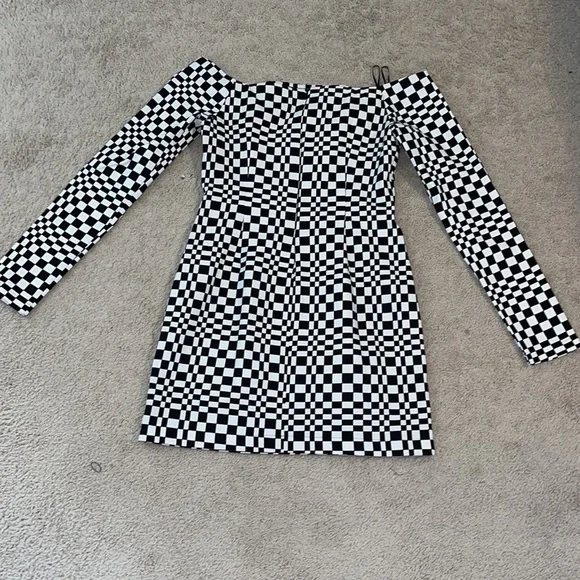 NEW!! Zara black and white plaid dress 👗 - Picture 12 of 13